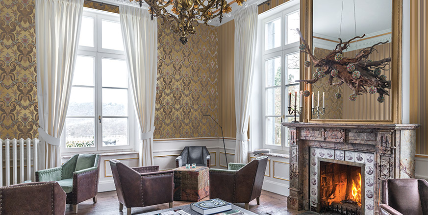 Обои Loymina La Belle Epoque BQ4 004 фото в интерьере